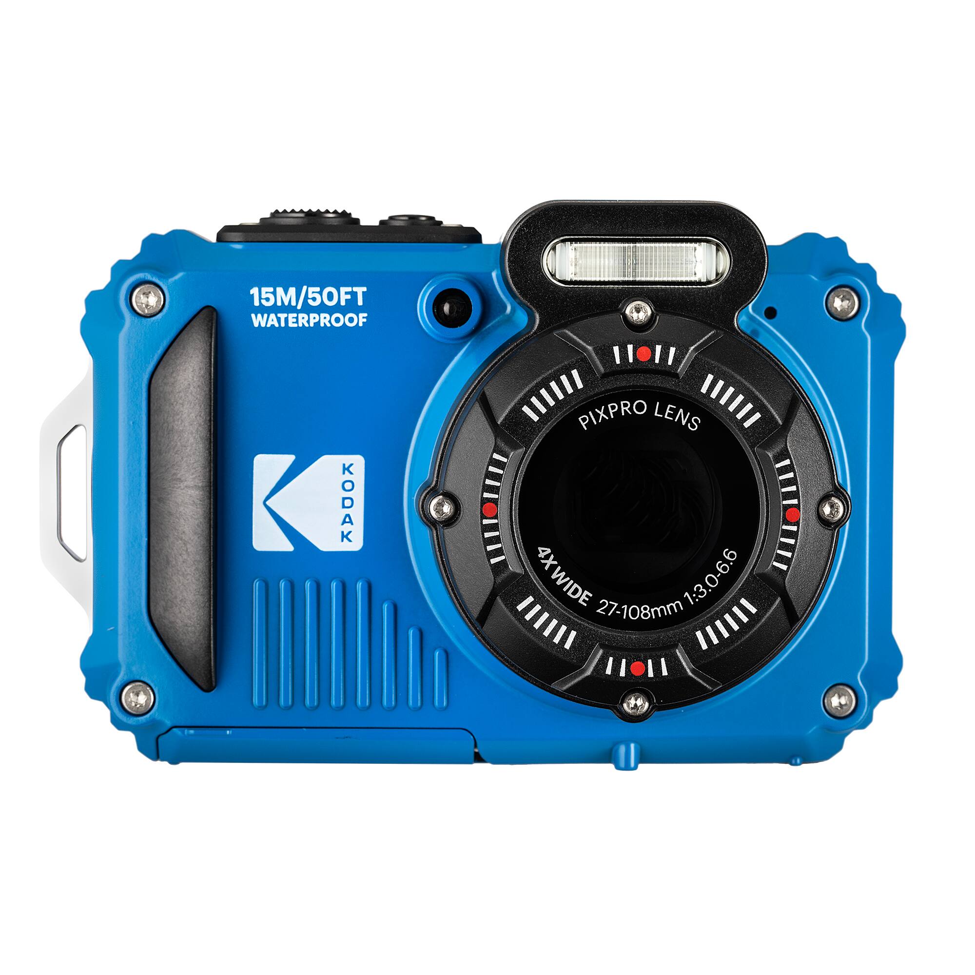 15M/50FT WATERPROOF  
KODAK  
PIXPRO LENS  
4X WIDE 27-108mm 1:3.0-6.6