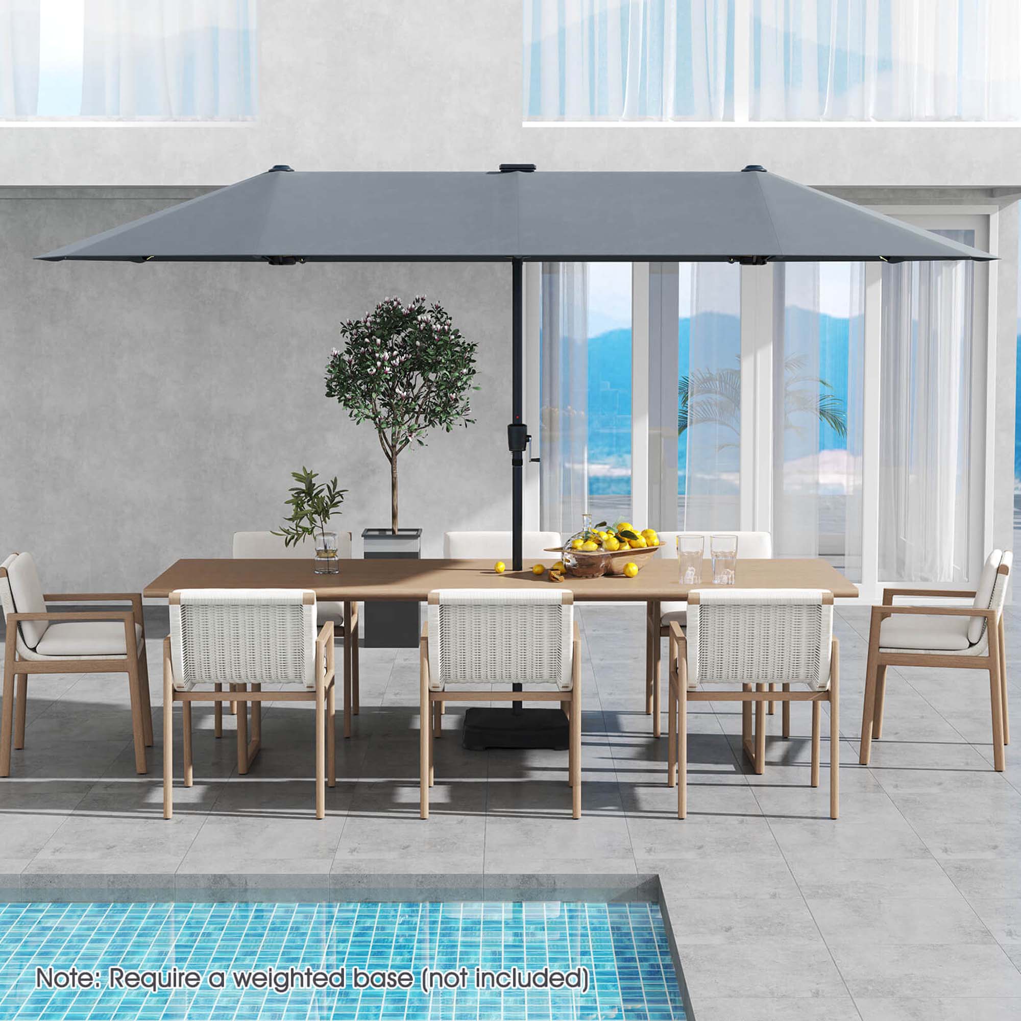 Note: Require a weighted base (not included)