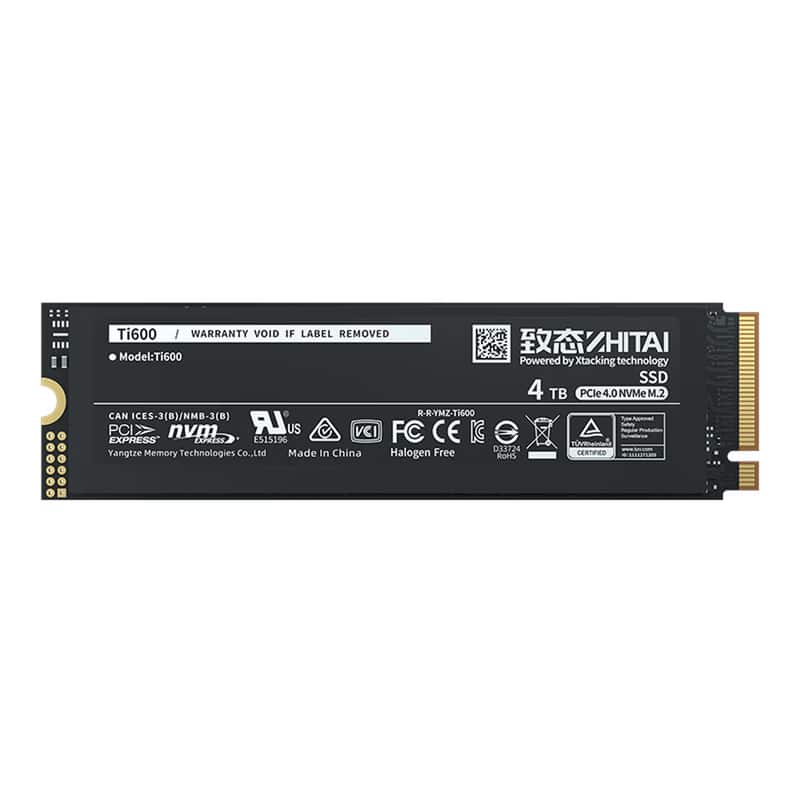 ZhiTai - Ti600 4TB NVMe M.2 SSD – PCIe 4.0 Internal Solid State Drive, Up to 7000MB/s Read Speed