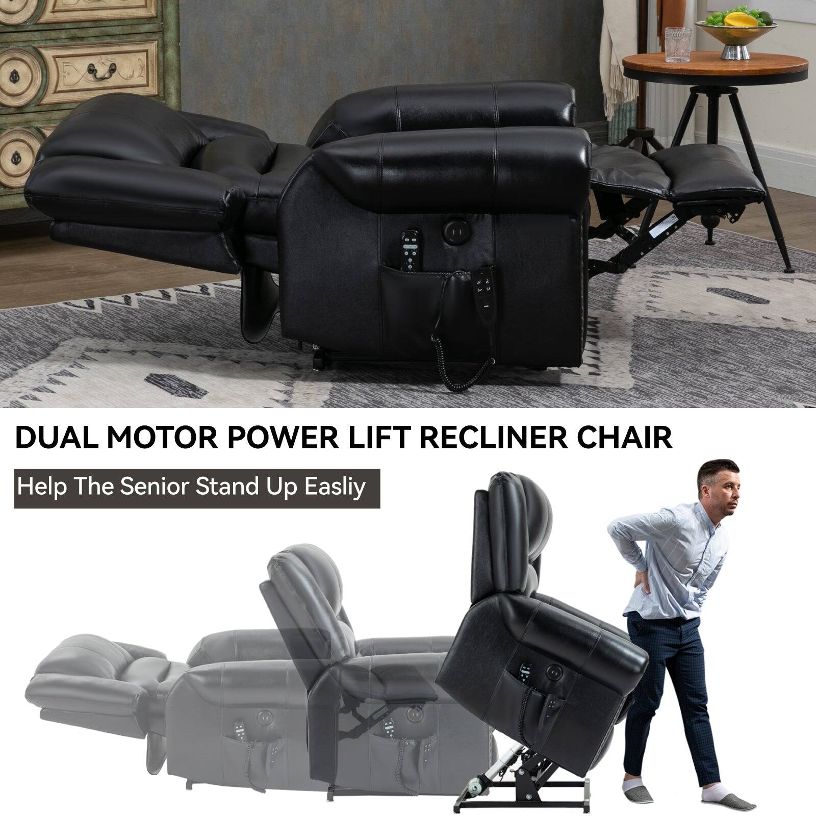 DUAL MOTOR POWER LIFT RECLINER CHAIR
Help The Senior Stand Up Easily