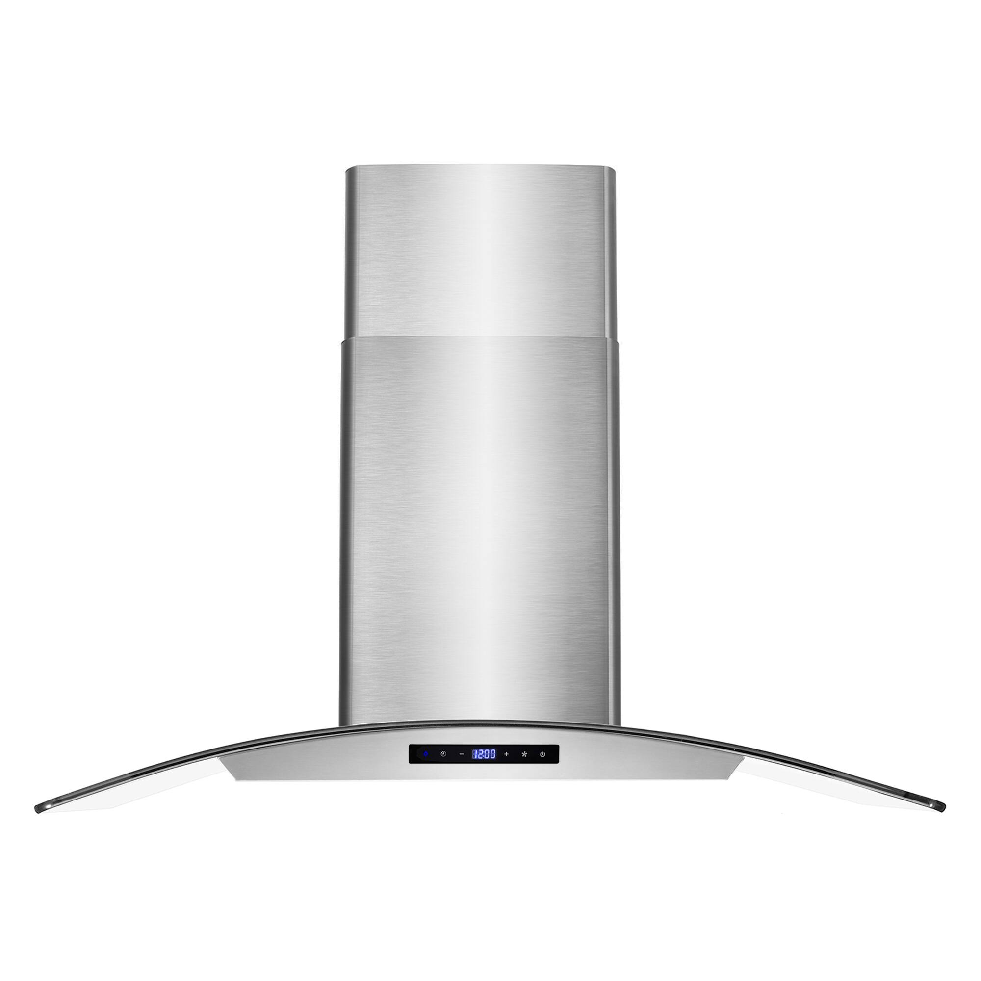 Alt View 1. COSMO - COS-668WRCS90-DL 36 in. Vista Collection 380 CFM Ductless Wall Mount Range Hood, Touch Controls, LED Lights - Stainless Steel.
