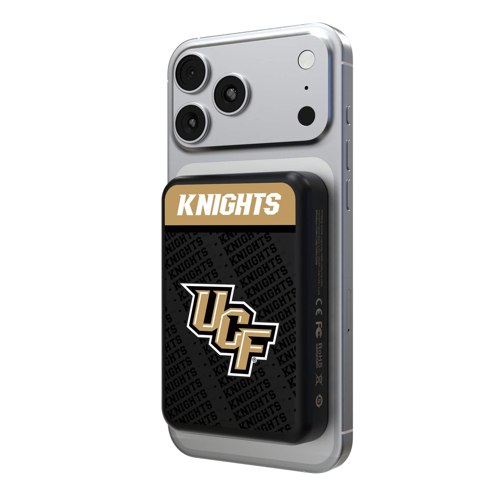Keyscaper - UCF Knights Endzone Plus Wireless Power Bank - Multicolor
