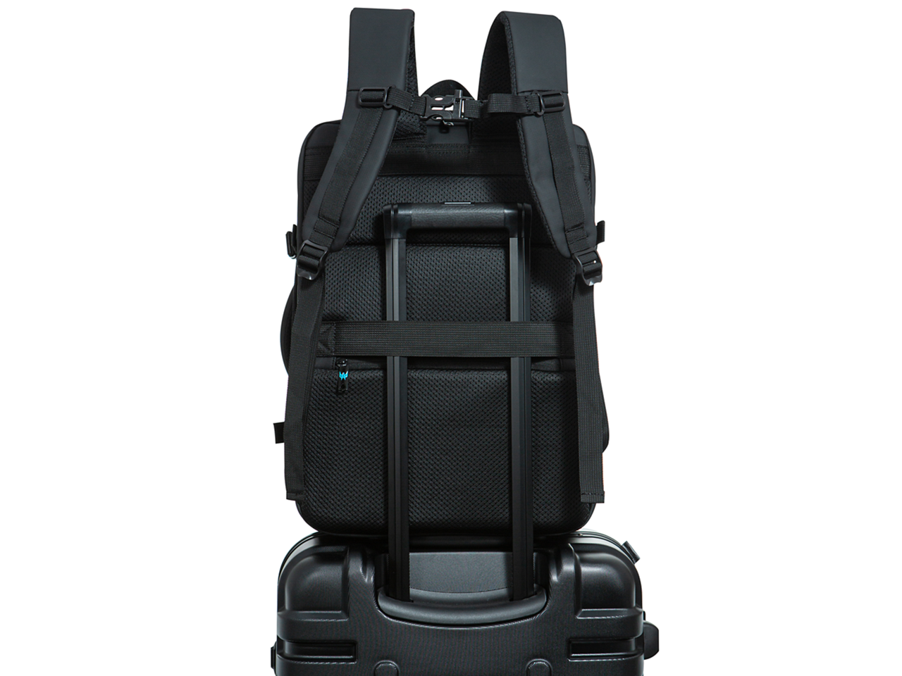 Alt View 9. Acer - Acer Predator Robust Gaming Backpack GPBAG11080 – Water-Resistant Laptop Backpack, Durable Multi-Compartment Travel Bag - Black.