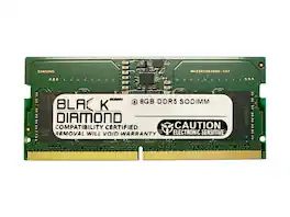 Black Diamond - 8gb ddr5 5200 sodimm memory 262-pin (1rx8) bd8g5200mcn28