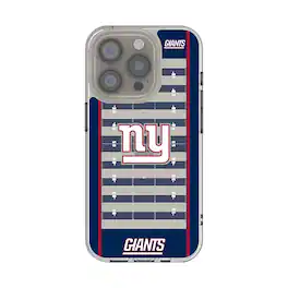 Keyscaper - NFL - New York Giants iPhone Clear Field Design Case - 14 - Multicolor
