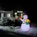 Alt View 11. Costway - 5 FT Tall Snowman Inflatable Blow up Inflatable w/Built-in Colorful LED Lights - Multicolor.
