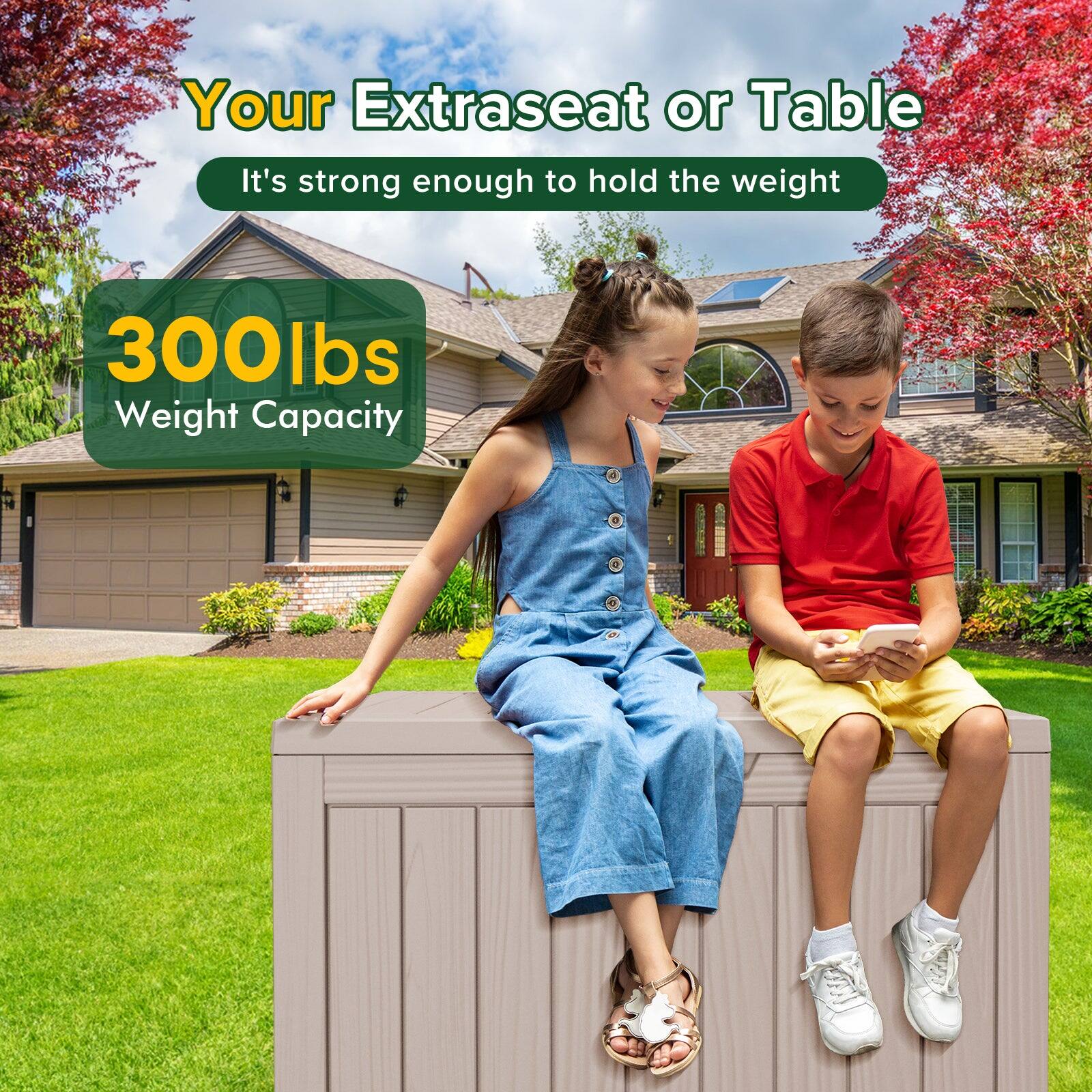 Your Extra Seat or Table  
It's strong enough to hold the weight  
300 lbs  
Weight Capacity