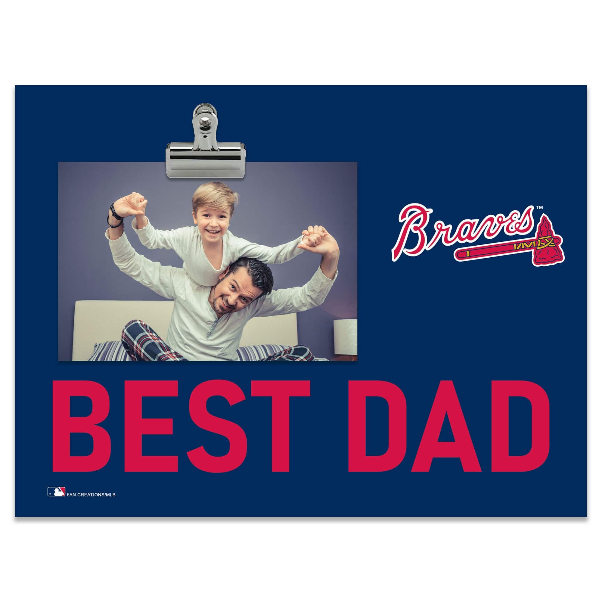 "Fan Creations - Atlanta Braves 8"" x 10.5"" Briteline Best Dad Clip Frame - Multicolor" price history on PriceWatchPro