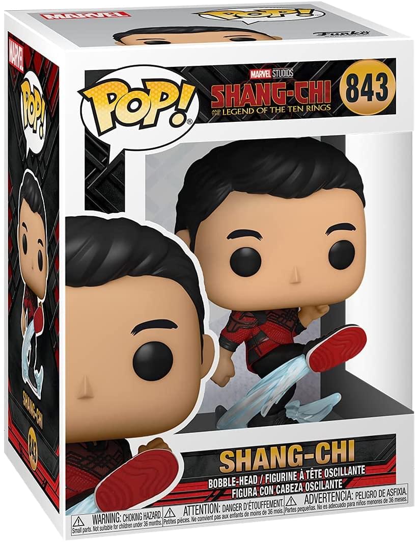 **MARVEL STUDIOS**  
**SHANG-CHI AND THE LEGEND OF THE TEN RINGS**  
**843**

**POP!**

**SHANG-CHI**  
**BOBBLE-HEAD / FIGURINE À TÊTE OSCILLANTE / FIGURA CON CABEZA OSCILANTE**

**WARNING: CHOKING HAZARD.**  
**ATTENTION: DANGER D'ÉTOUFFEMENT.**  
**ADVERTENCIA: PELIGRO DE ASFIXIA.**  
**Small parts. Not suitable for children under 36 months.**  
**Petites pièces. Ne convient pas aux enfants de moins de 36 mois.**  
**Partes pequeñas. No es adecuado para niños menores de 36 meses.**