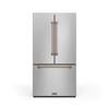 Gordon Ramsay Series by Thor Kitchen 20.3 Cu. Ft. Counter Depth Refrigerator with Rose Gold Hardware - Stainless Steel