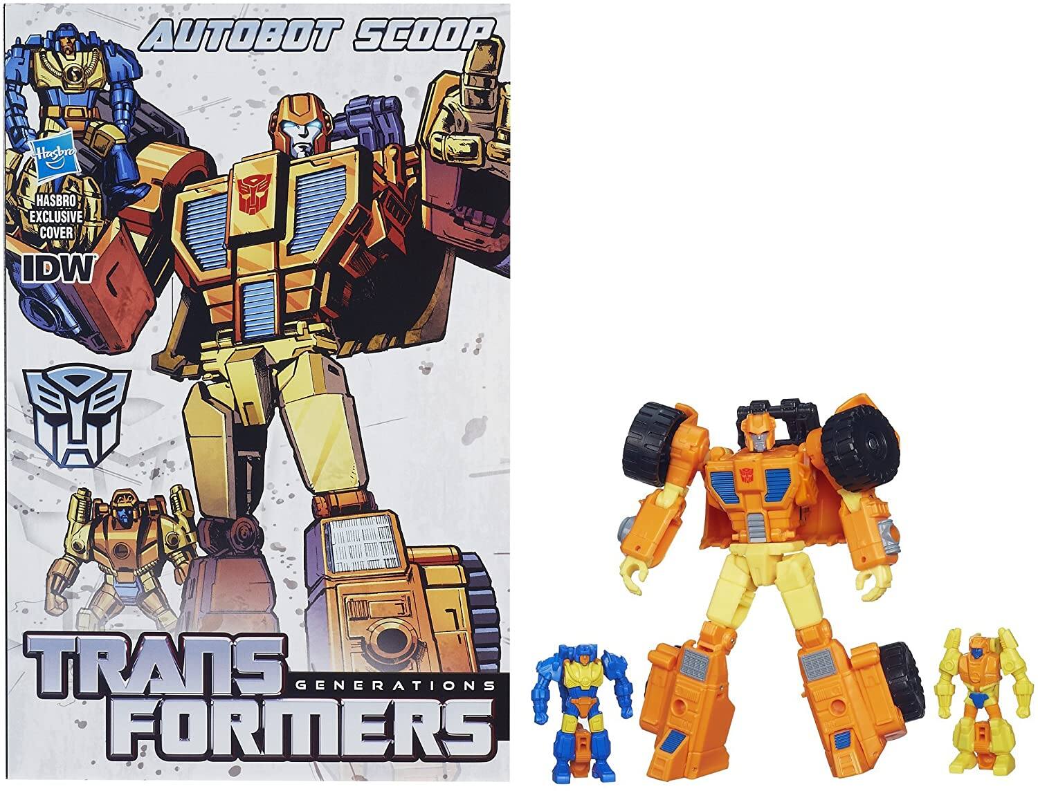 AUTOBOT SCOOP  
HASBRO EXCLUSIVE COVER  
IDW  
TRANSFORMERS GENERATIONS