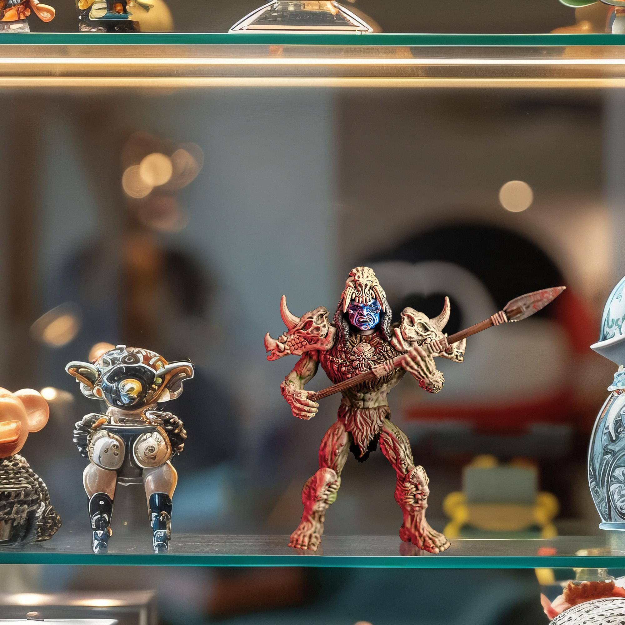 Alt View 1. Trick or Treat Studios - GWAR 5 Inch Action Figure | Pustulus Maximus - Brown.