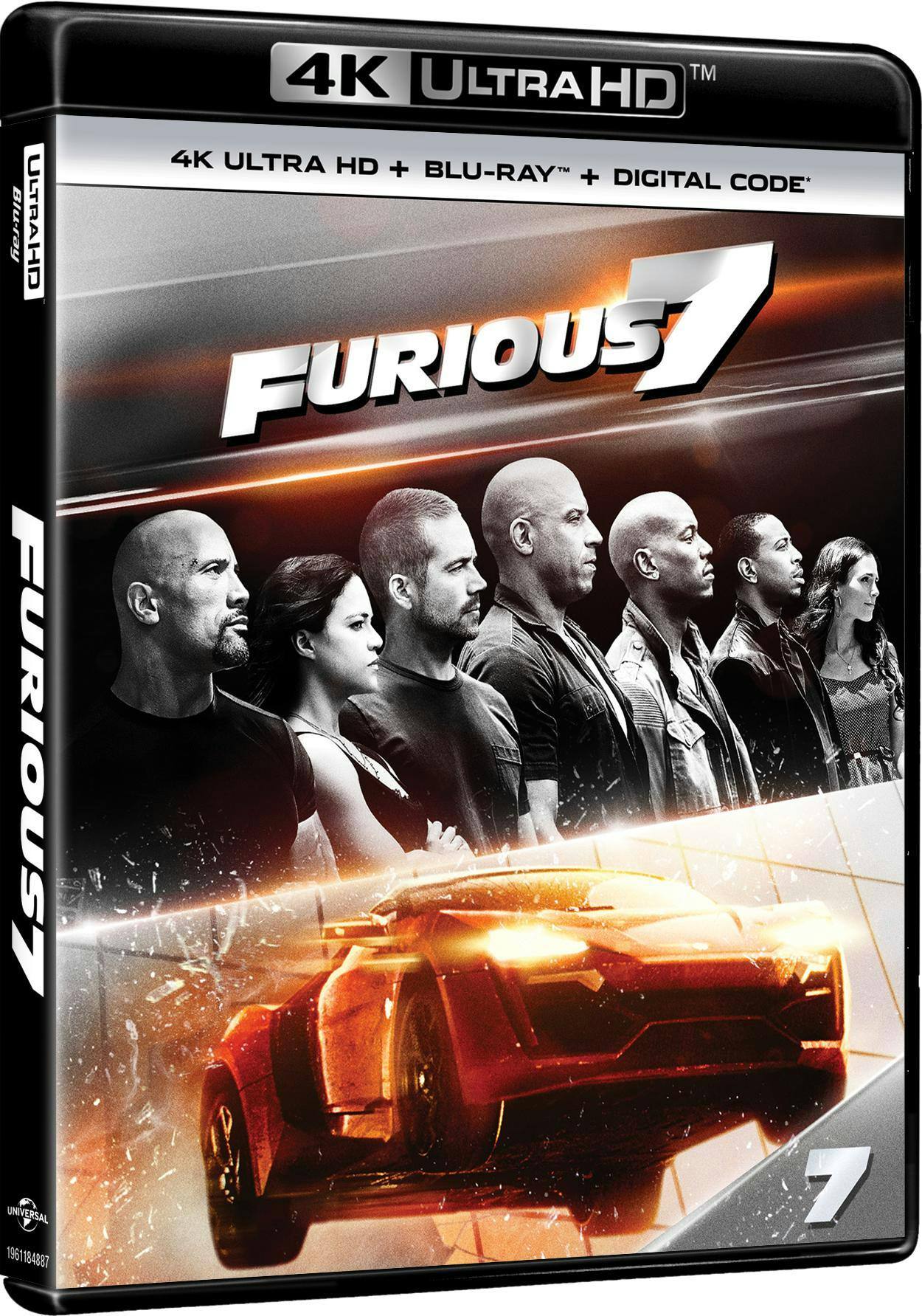 Angle. Furious 7   - 4K Blu-Ray.