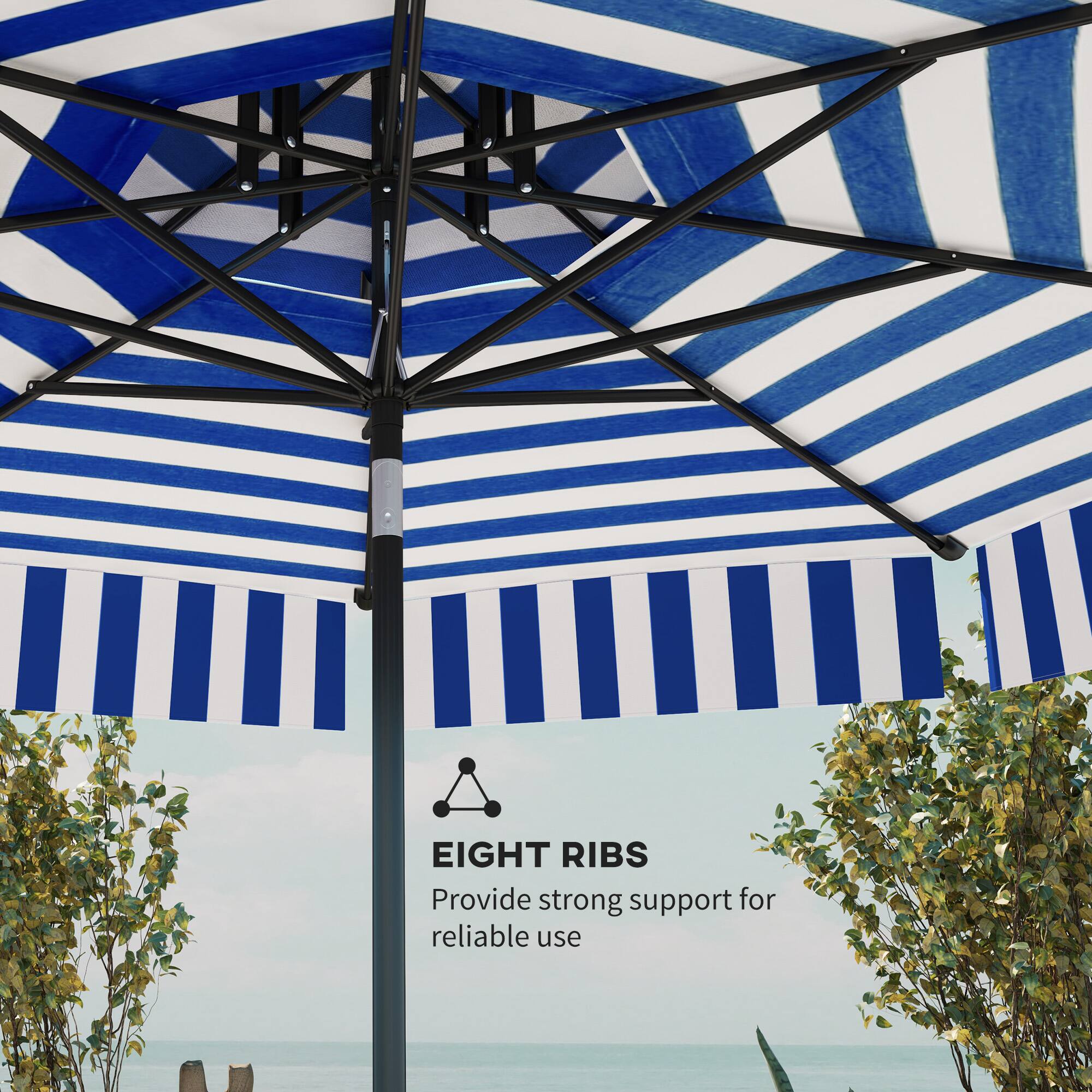 EIGHT RIBS
Provide strong support for reliable use