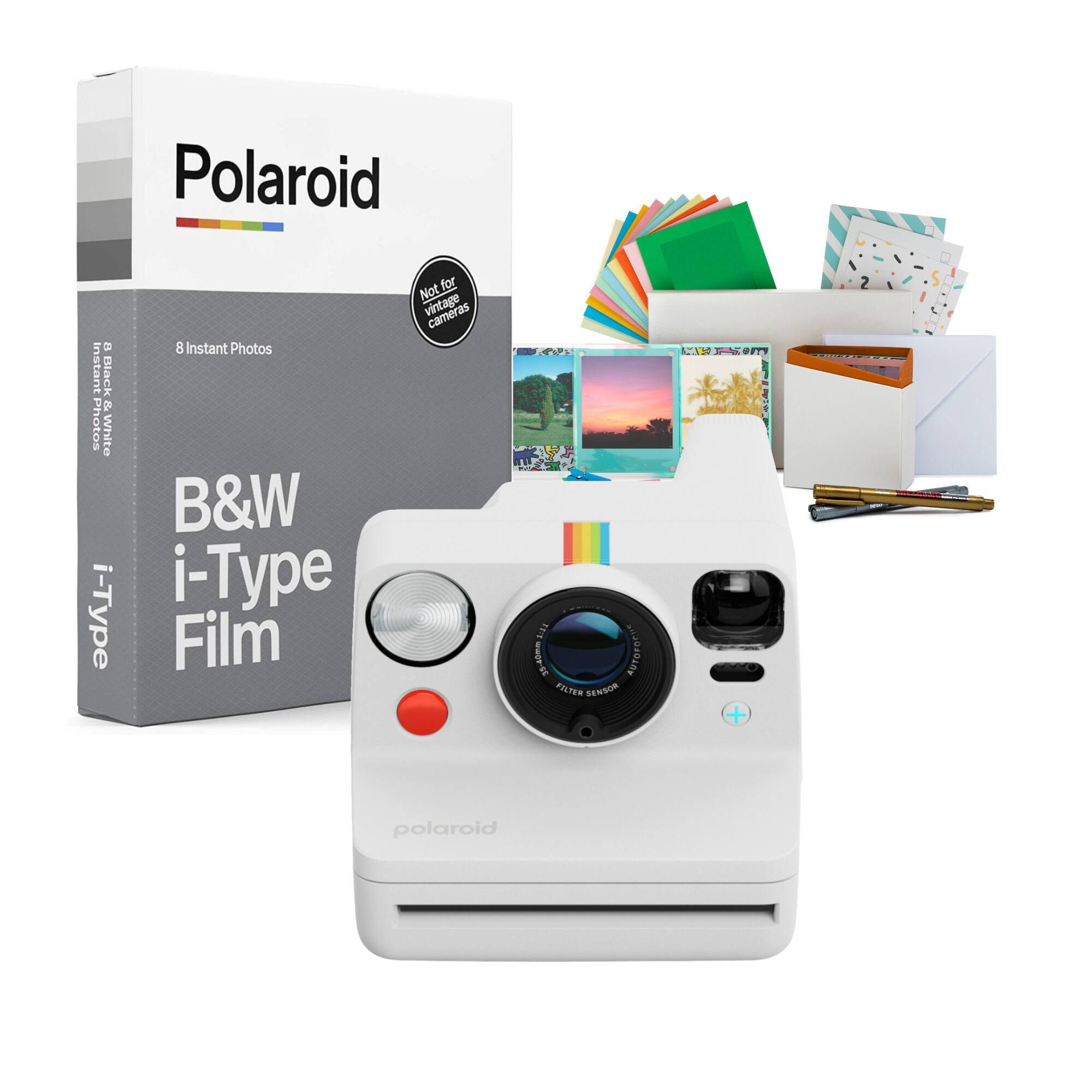 Polaroid B&W i-Type instant photos are black and white instant photos. They are not for vintage cameras and are designed for use with Polaroid i-Type cameras. The film is easy to use and provides good results with an autofocus feature.