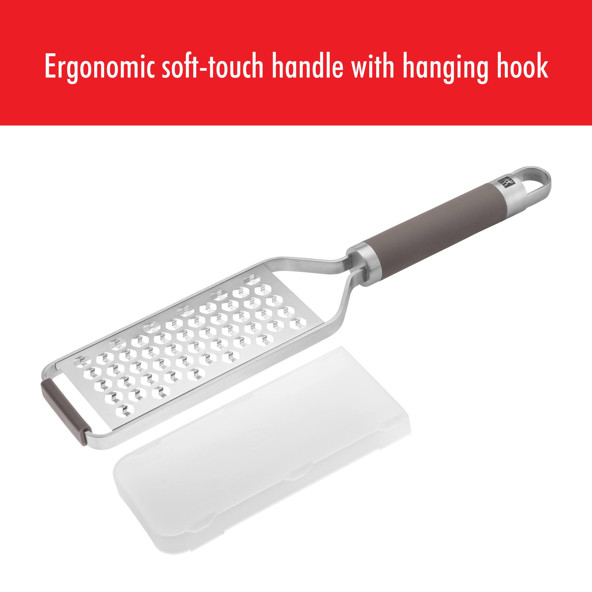 Ergonomic soft-touch handle with hanging hook