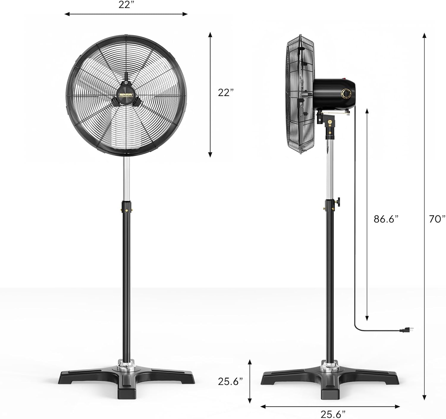 22" MNSU 22" 86.6" 70" 25.6" 25.6"