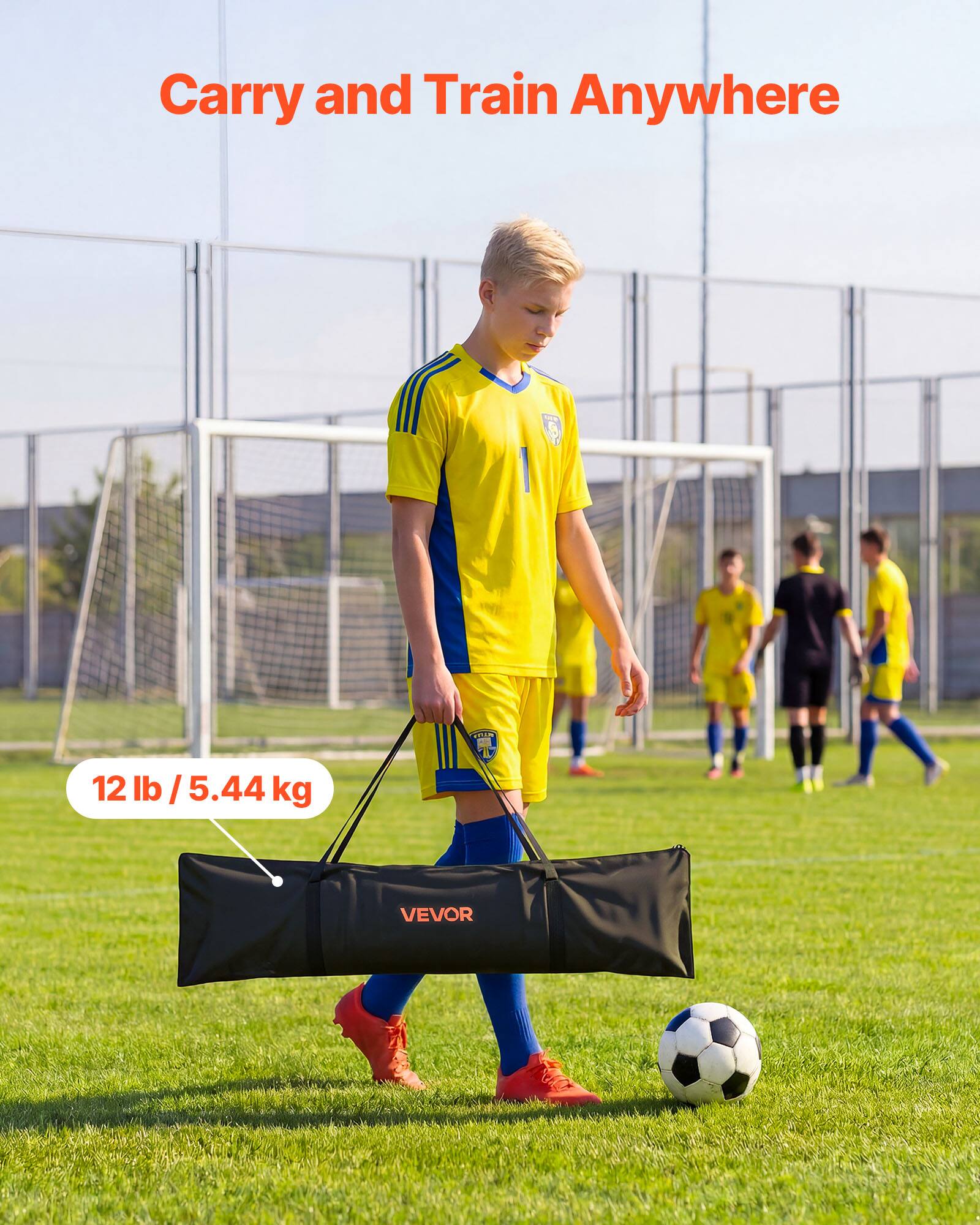 Carry and Train Anywhere!  
12 lb / 5.44 kg  
VEVOR