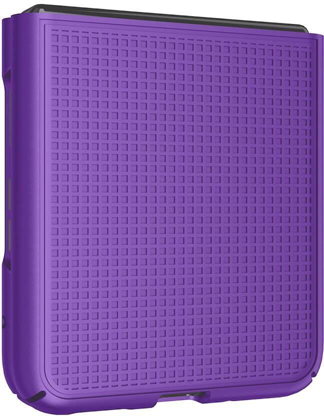 Alt View 8. Nakedcellphone - Slim Case for Motorola RAZR+ 2023 (RAZR PLUS) - Purple.