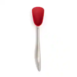 Cuisipro - Silicone and Stainless Steel 11.5-Inch Spoon - Red