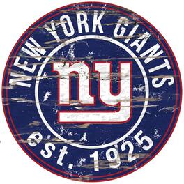 Fan Creations - New York Giants 23.5" Distressed Round Sign - Multicolor