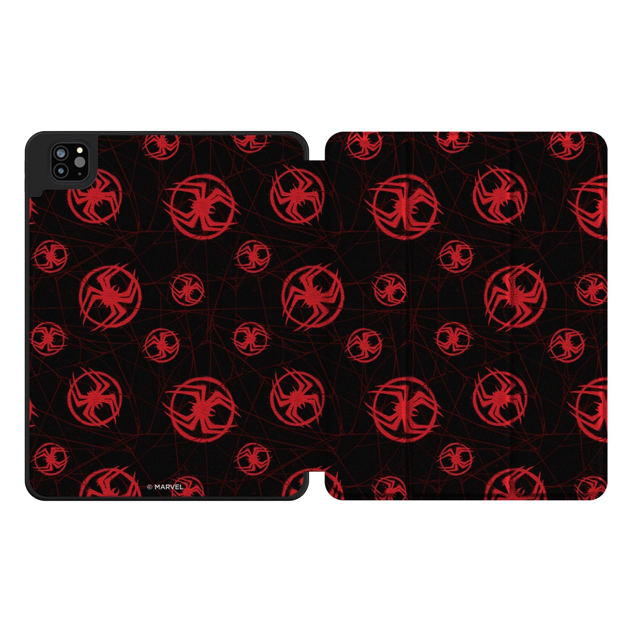 Front. Keyscaper - Marvel Pattern Tablet Case - Apple iPad Pro 11in (3rd/2nd/1st Gen) - Miles Morales.