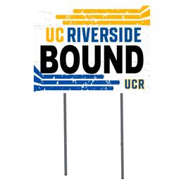 Jardine - UC Riverside Highlanders 18'' x 24'' Bound Yard Sign - White