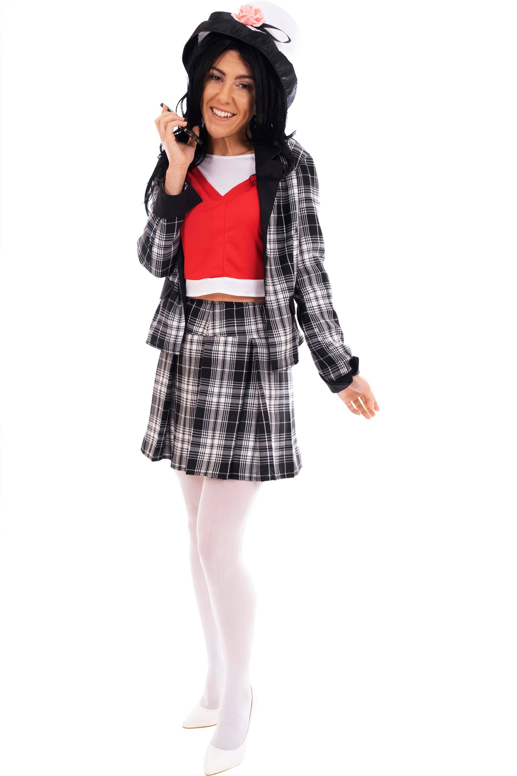 Alt View 2. Orion Costumes - Valley Girl Plaid Costume Kit, Movie-Inspired Design | Adult Large - Red.