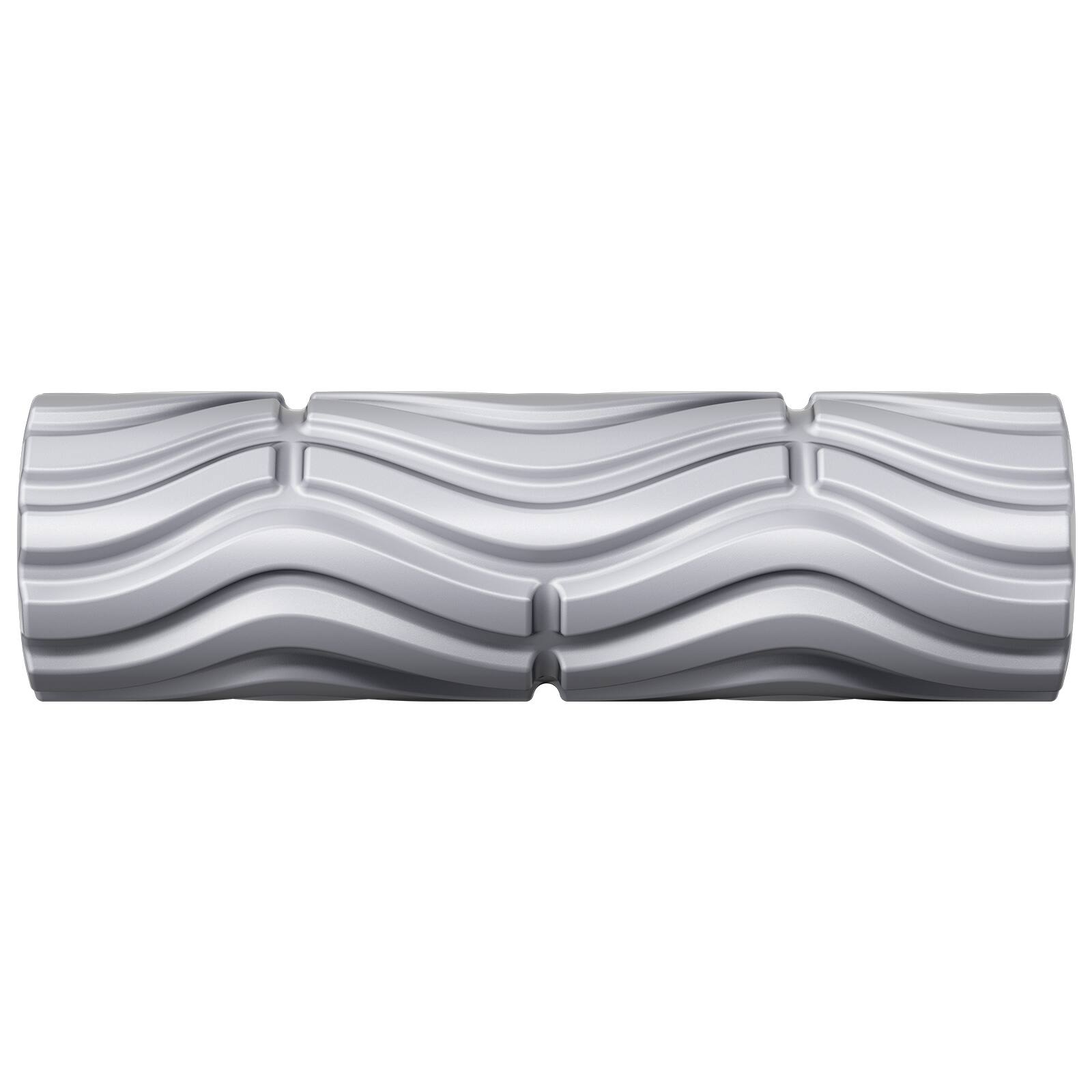 Alt View 5. VEVOR - Vibrating Foam Roller, 5-Speed Electric Massage Roller, 16" Rechargeable Muscle Roller with 3 Vibration Modes - Gray.