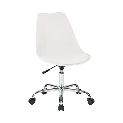 Front. OSP Home Furnishings - Emerson Office Chair - White.