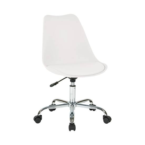 OSP Home Furnishings Emerson Office Chair White EMS26 11