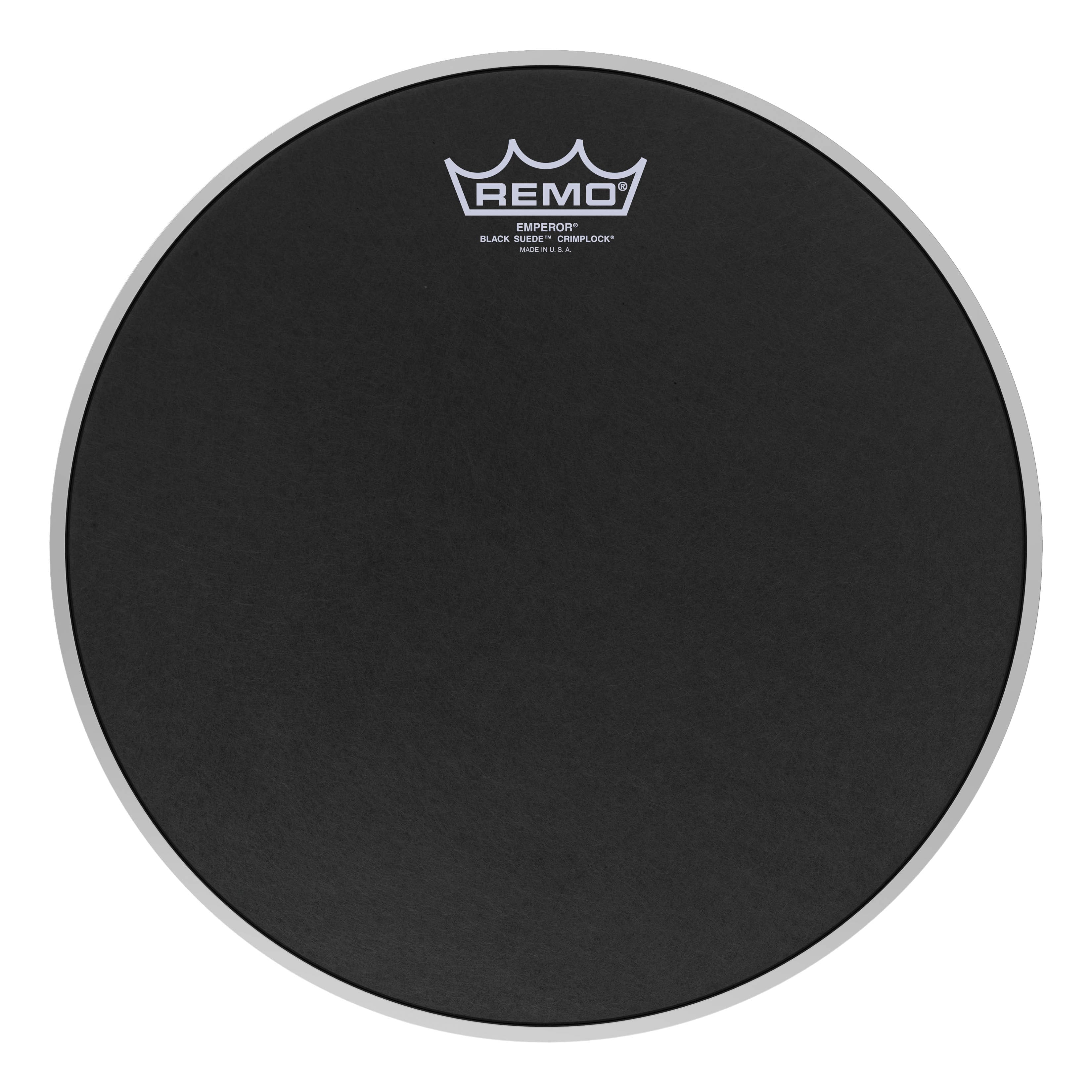 Remo - Batter, Crimplock, Emperor, Black Suede, 12 Diameter price history on PriceWatchPro