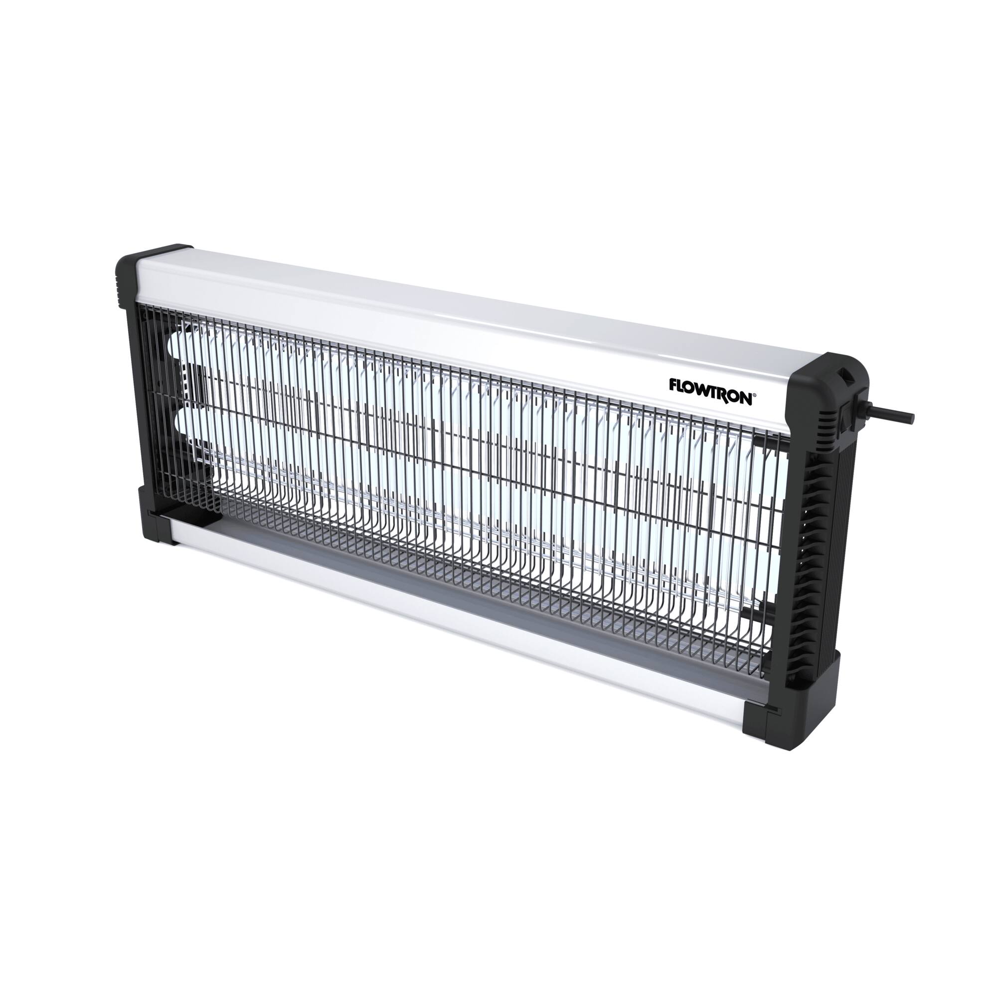 Front. Flowtron - Indoor Bug Zapper 3000V with LED Lamp, Trap, Power, Indoor/Outdoor Use - Black.