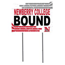 Jardine - Newberry College Wolves 18" x 24" Team Yard Sign - White