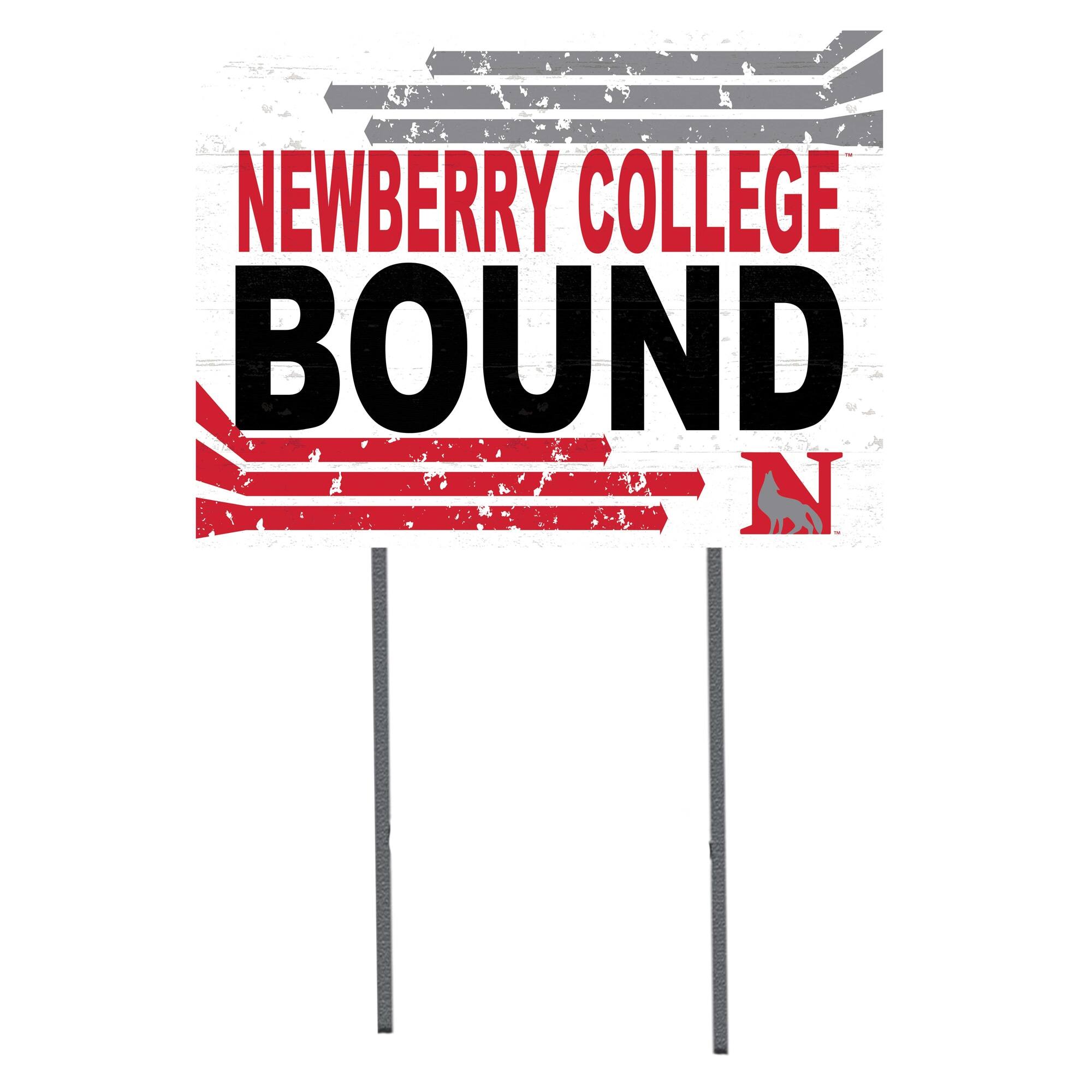Newberry College Wolves 18" x 24" Team Yard Sign
