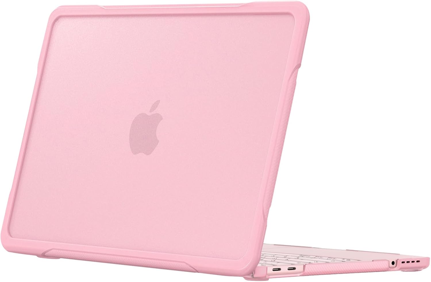 Front. mosiso - Cover for MacBook Neo Case 13 inch 2026 A3404 A18 Pro Chip, Protective Hard Shell with Shock-Absorbing TPU Bumper - Blush.