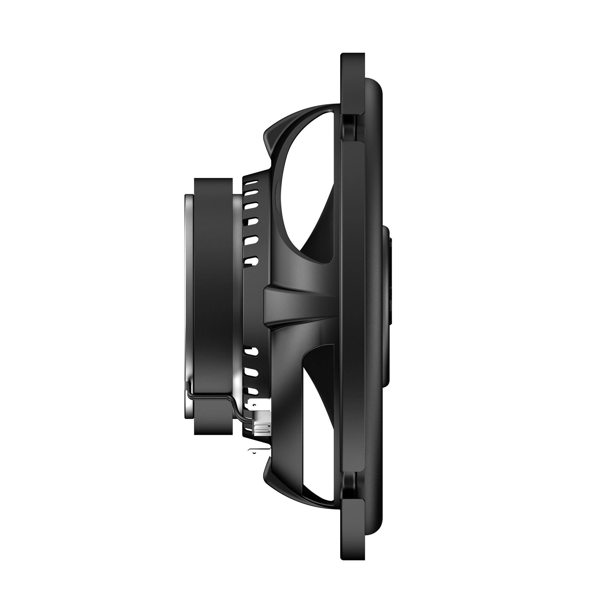Alt View 3. JBL - JBL STAGE368MF 6.5” 3-Way Speaker No Grille - Black/Gray.