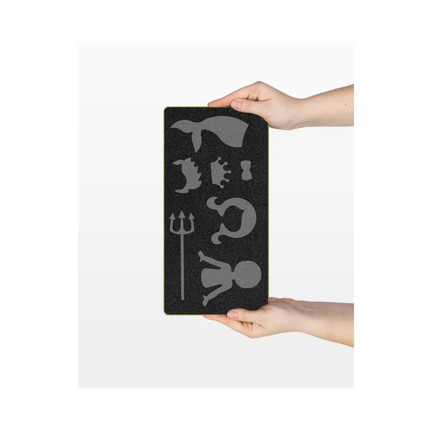 Alt View 2. AccuQuilt - Mermaid King & Queen Die - Multicolor.