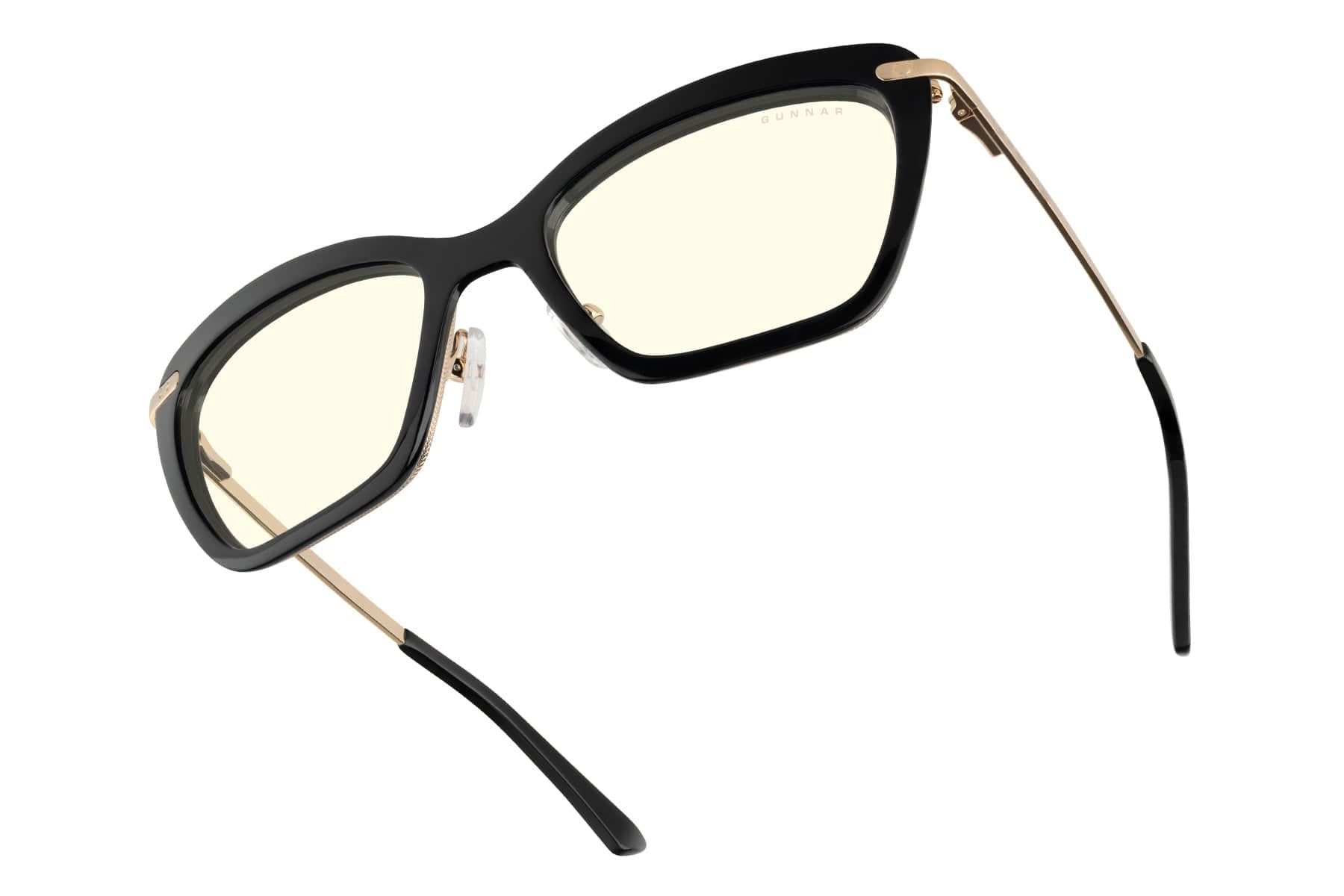 GUNNAR - Womens Computer Glasses - Anna, Clear Lens - Blue Light Blocking, Releive Dry Eye, Anti Glare - Onyx