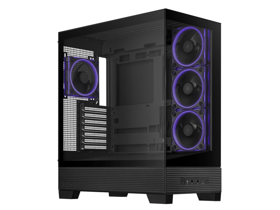 ASUS A31 PLUS ATX Case with panoramic glass, 360mm radiators, 380mm GPU ...