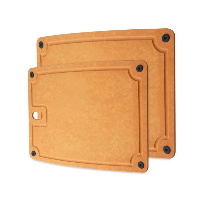 Trinket Charm - Eco-Friendly Composite Cutting Board Set - Brown