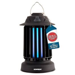 Rechargeable Bug Zapper Lantern, 2150 Sq Ft Electric Mosquito Killer & LED Camping Light