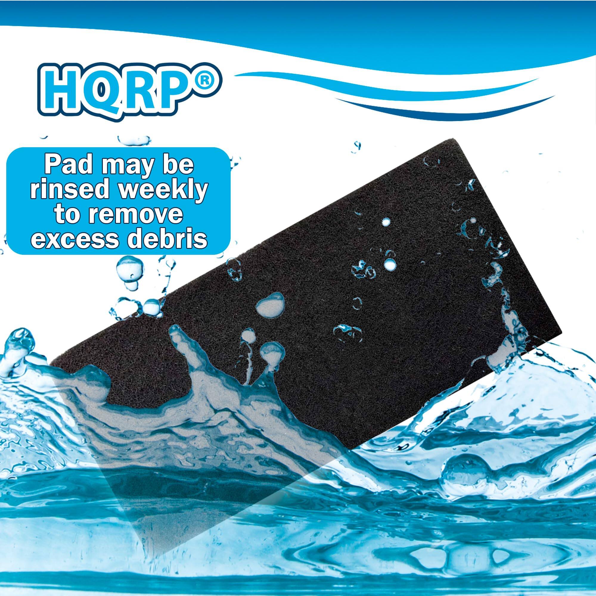 HQRP® Pad may be rinsed weekly to remove excess debris