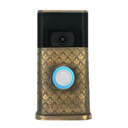 Michael Healy - Scales Video Doorbell Cover (Ring 2nd Gen) - Antique Brass