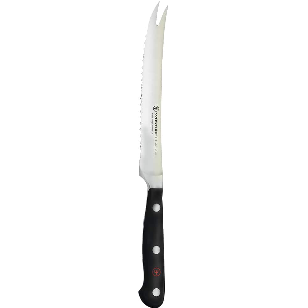 Wusthof - Classic 5 inch Fork Tipped Tomato Knife - Silver