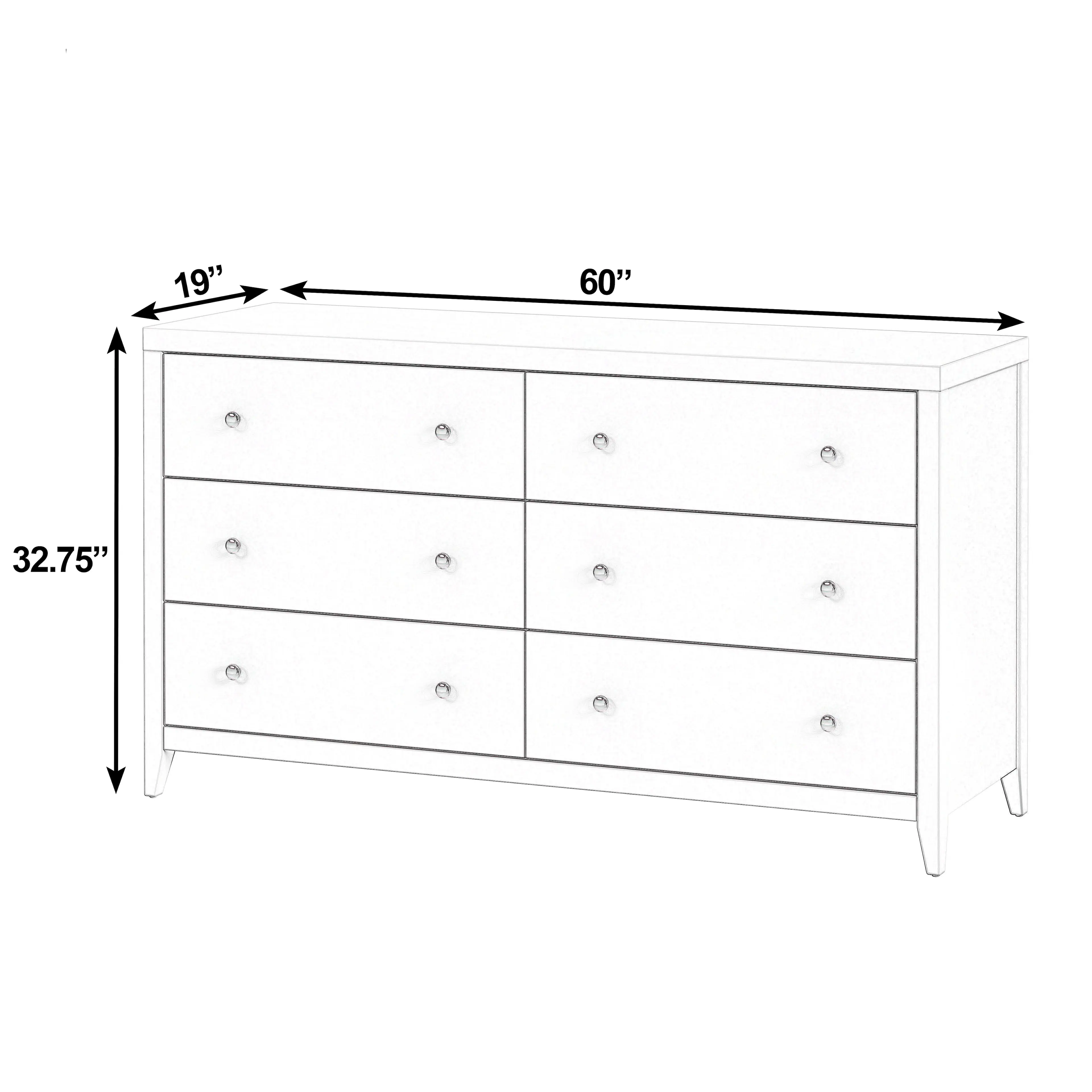 19" x 60" x 32.75"