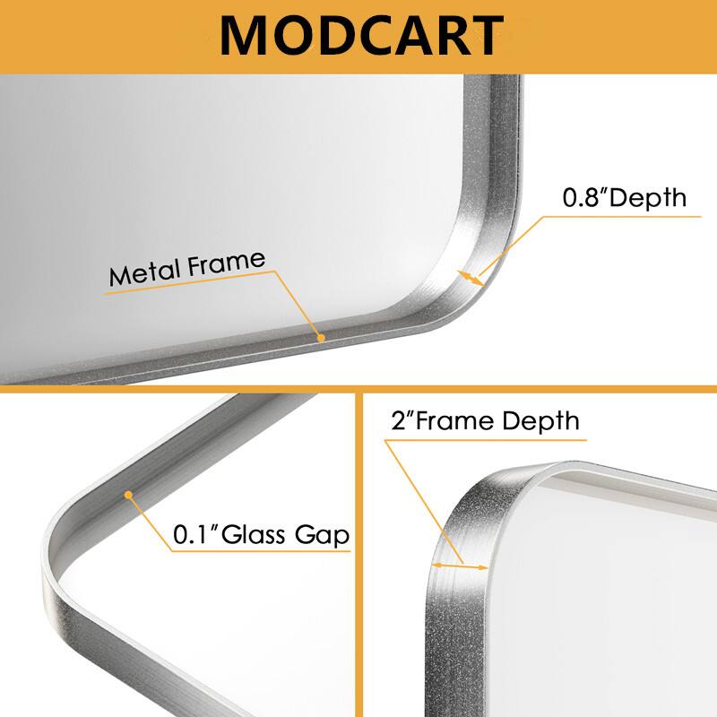 MODCART

- Metal Frame
- 0.8" Depth
- 2" Frame Depth
- 0.1" Glass Gap