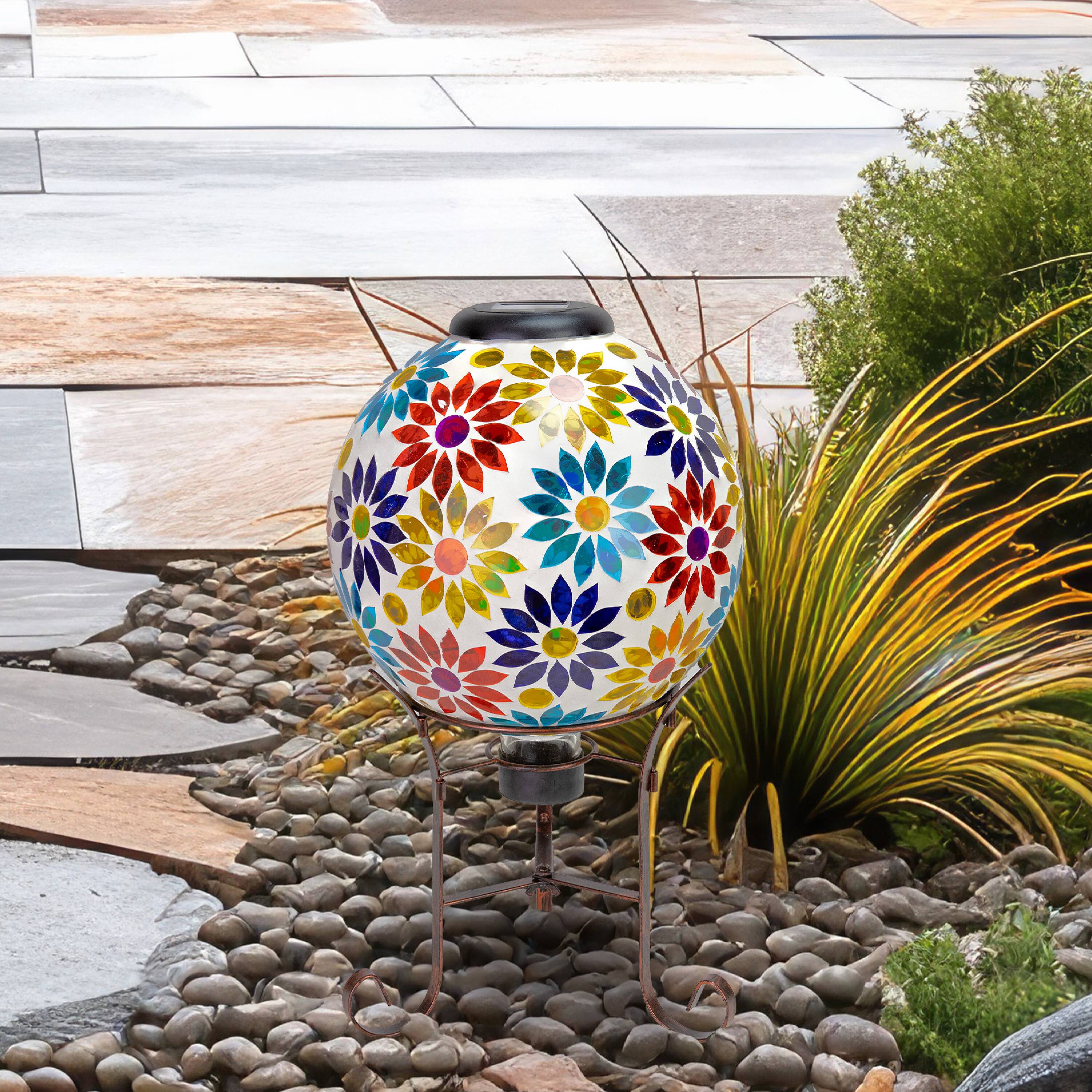 Alt View 5. Sunnydaze - Traditional Style Steel Outdoor Gazing Globe Stand - Bronze.