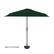 Alt View Zoom 15. Nature Spring - 9-Foot Half Round Patio Umbrella with Easy Crank - Hunter Green.
