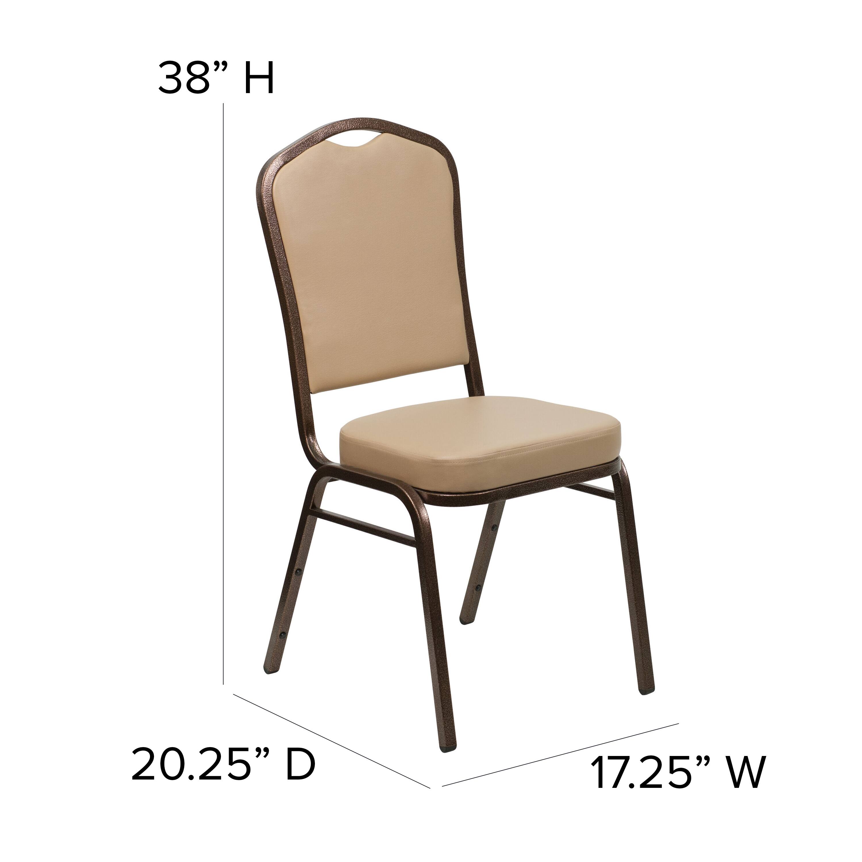 38" H  
20.25" D  
17.25" W